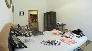 hot girls try-on haul turns lesbian miniskirt heels party?