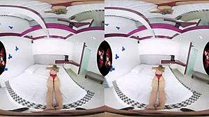 Beautiful big-titted babe teases in POV for VR Latina high-def fun