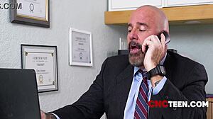 i can't believe the principal caught allie addison mid-freeuse fuck