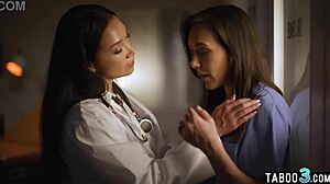 Hot Latina Milf Doctor Vicki Chase Seduces Nurse Sinn Sage!