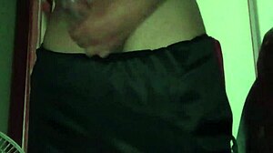 in his wild fantasy the handsome boy strokes hard as the dream girl kisses him deeply