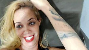 anal plug inks tattoo on tight little ass