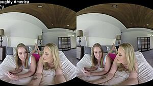 VR Threesome Harley Jade Karla Kush NaughtyAmericaVR!