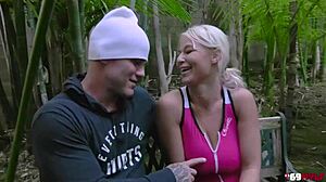 London River Bends Over With Big Tits For Doggystyle Pounding