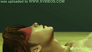 jessie blindfolded for that deep missionary cum facial