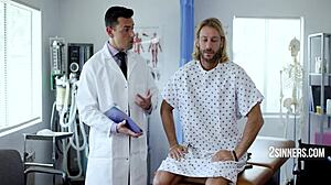 Nurse devours doctor's balls in sinful hospital fuck!