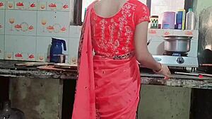 bhabhi what you doing in kitchen i wanna fuck you will you let me aunt homemade indian anal