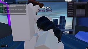 Roblox Pornstar Pounds Pussy with Brutal Fucking and Deep Blowjob