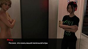 Beth flashes natural small tits outdoors as exhibitionist tease