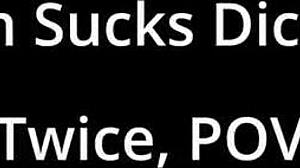 Mina moon sucks cock bends over gets fucked pov domination style