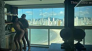 milionario teaches plump latina to squirt real with doggy toys ride