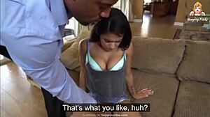 i got blackmailed by dad for hardcore cock sucking