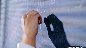 Big ass teen student Gal Ritchie pounded by busty milf teacher Valentina Nappi