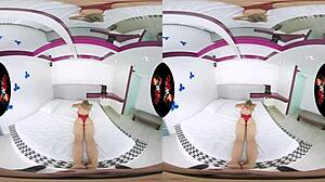 Beautiful big-titted babe teases in POV for VR Latina high-def fun