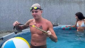 this slut loves double penetration creampies in her tight pussy