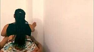 big ass chubby mature sneaks away from husband for doggystyle pounding