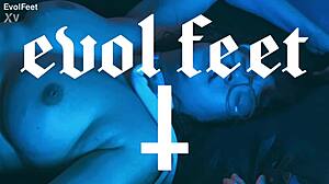 dirty old man pounds my tight 18+ feet and pussy 👅 bareback domination toes fetish 😈