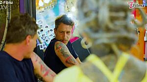 tattoo artist pornstar endures hard anal ass to mouth and facial cumshot