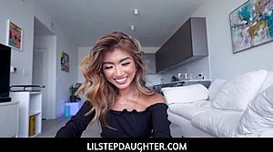 super cute stepdaughter fucks stepdaddy pov for cash