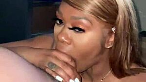 Took ebony slut out then she deepthroats bbc sloppy! 😈🍆💦