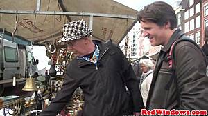 Stockinged Dutch Hooker Pussy Pounded In Heels Close-Up