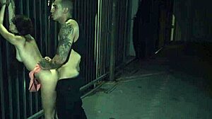 blonde teen endures brutal anal punishment in bondage webcam