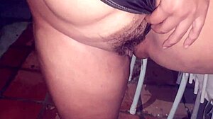 German tattoo guy kisses latina paty bumbum in club challenge