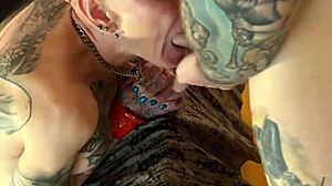 step daddy owns my skinny tattooed pussy rough between takes bts slave session