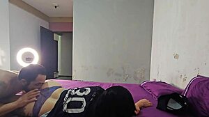 studio-excited amateur wife gets rough anal cumshot at home