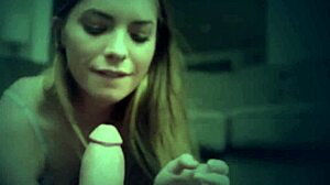 amateur teen pov handjob tugs out massive cum explosion