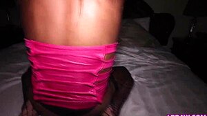 Bareback pounding thai shemale jina's tight ass has me hooked