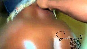 big booty mature ssbbw pussy gapes bent over doggystyle by skinny friend's monster cock