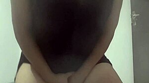 amateur dancer sways hips in teasing rhythm