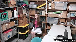 mature milf and teen 18+ share officer's rough pounding