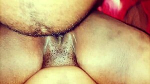 amateur ebony milf bends over for big cock in her chocolate pussy doggystyle