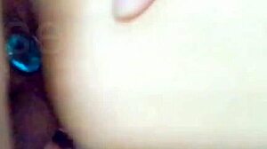 mexican latina bends over for friend's birthday doggystyle creampie cumshot