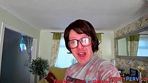 big tit british slut tricked into swallowing nerd's cock first time