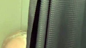 stepbro, stepsis share shower... things get wet, soapy fast!