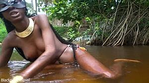 african skinny perfect body forest tempts raw fuck urge