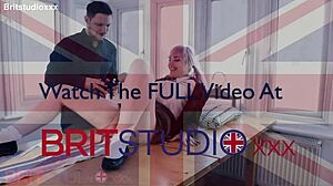 teacher edges and teases emo british college girl uniform on desk