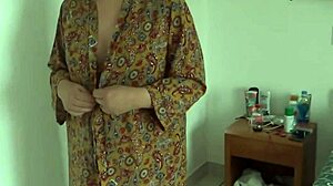 beautiful stepmom flashes bikini curves on beach teasing