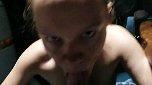 WIFE'S TRUCK MOUTHFUL CUM BLAST! FT SHADEBUNNY