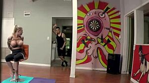 bruno fucks his exercise trainer roughly with big cock