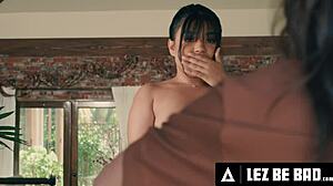 Summer Col rams strap-on deep into Chanel Camryn's naughty ass