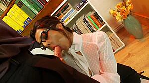 paige taylor gulps deep on cock then takes it in pussy