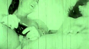 Vintage lesbians uncover secret antique pussy licking desires