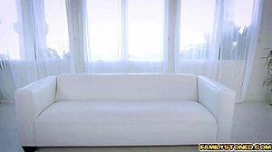 STEP DAD POUNDS 18+ GENEVA KING'S TIGHT PUSSY HARD!