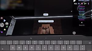 Bohatá Gringa tvrdě vymrdaná v Roblox porno hře