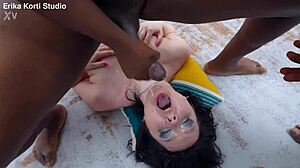 ready for alice wu's first dp dpp gangbang with black cocks?