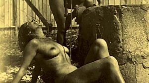 Vintage lesbians uncover secret antique pussy licking desires